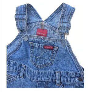 Vintage ?Guess Blue Jean Denim Bib Overalls Toddler Baby Clothes 18M